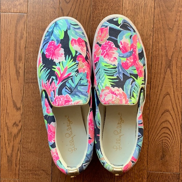 Lilly Pulitzer Shoes - Women’s lily Pulitzer slip on floral sneakers